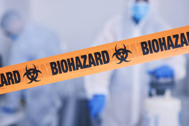 Professional Biohazard technician working in Plantation, FL